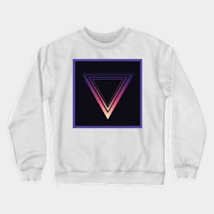 inverted triangle glow Crewneck Sweatshirt